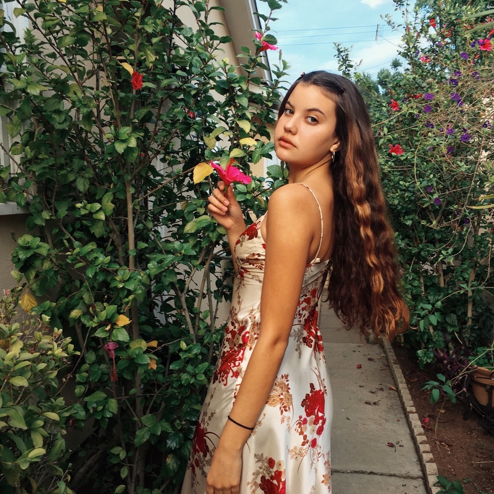 vintage silk dress - Picture 4 of 4